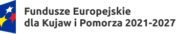 Logo Fundusze Europejskie dla Kujaw i Pomorza 2021-2027